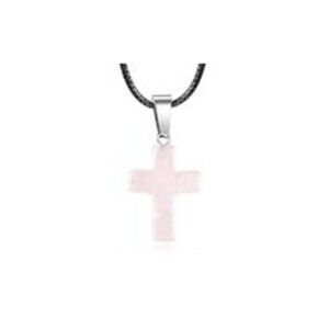 Cross Gemstone Pendant Charms Cross Quartz Crystal Charms for Necklace Earrings